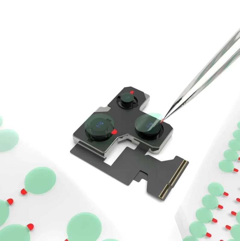 2UUL DA30 สติ๊กเกอร์ป้องกันกล้องโทรศัพท์ 1,000 ชิ้น/แพ็ค