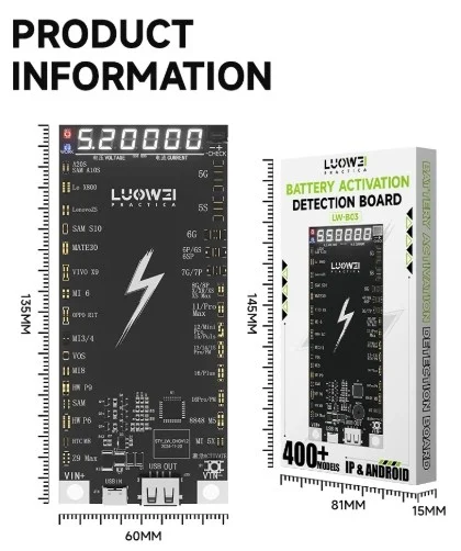 บอร์ดเปิดใช้งานการชาร์จแบตเตอรี่เร็ว สำหรับ iPhone 6 ถึง 16PM และ Android