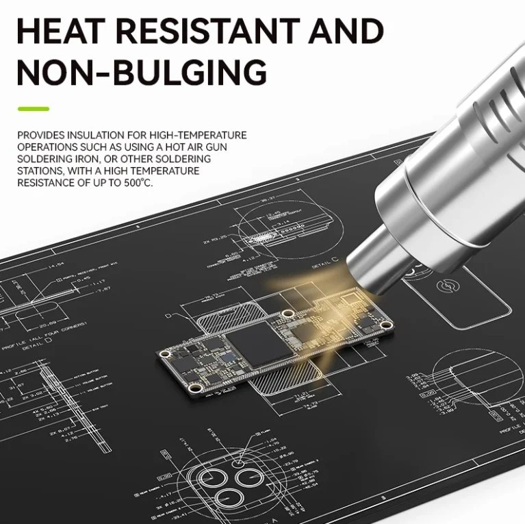 LUOWEI LW-M3 แผ่นรองซ่อมทนความร้อน