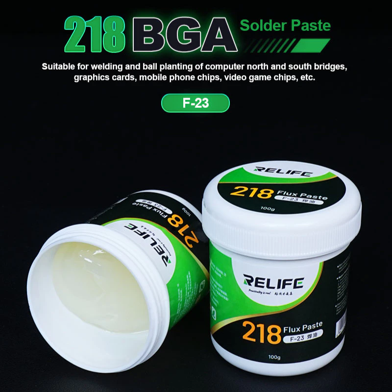 RELIFE F-23 100g ฟลักซ์ ช่วยบัดกรีและวางบอร์ด/ไอซี