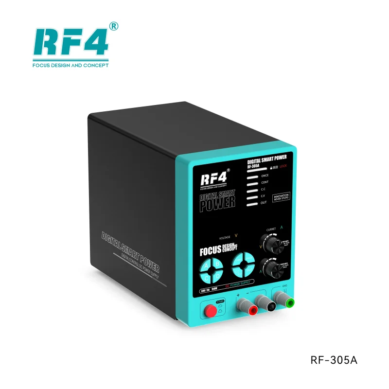 RF4 RF-305A แหล่งจ่ายไฟ DC พร้อมฟังก์ชัน Shortkiller – ( 30V / 5AMP )
