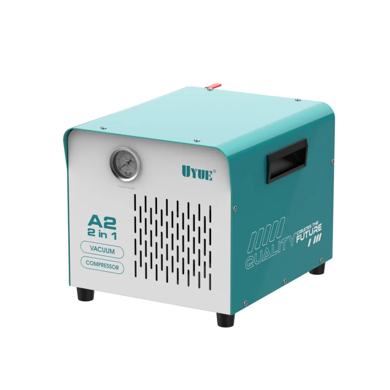 UYUE A2 ปั๊มสุญญากาศ2in ปั๊มลมสำหรับโทรศัพท์มือถือเครื่องลามิเนตและลบับเบิล